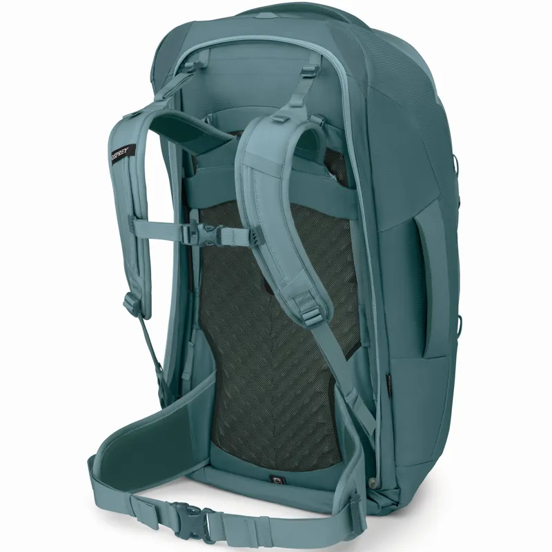 Osprey Womens Fairview 70 Travel Pack - Cascade Blue-Torrent Blue-2