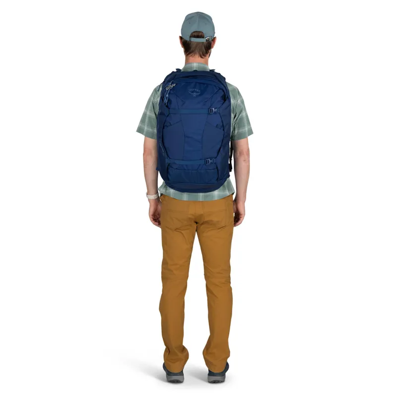 Osprey Mens Farpoint 40 Travel Pack - Antique Blue-12