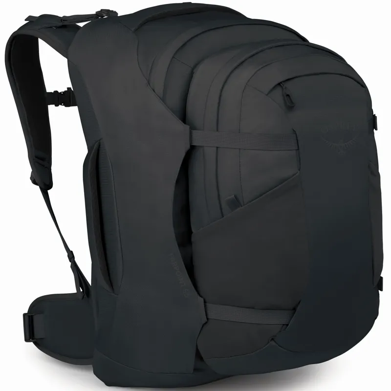 Osprey Mens Farpoint 55 Travel Pack - Black