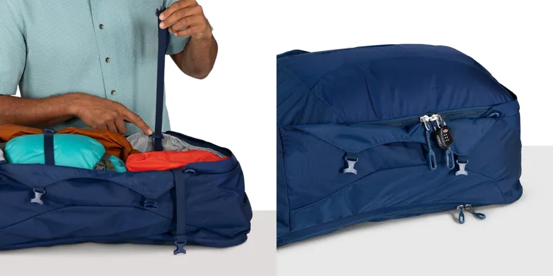 Osprey Mens Farpoint 70 Travel Pack - Black-5