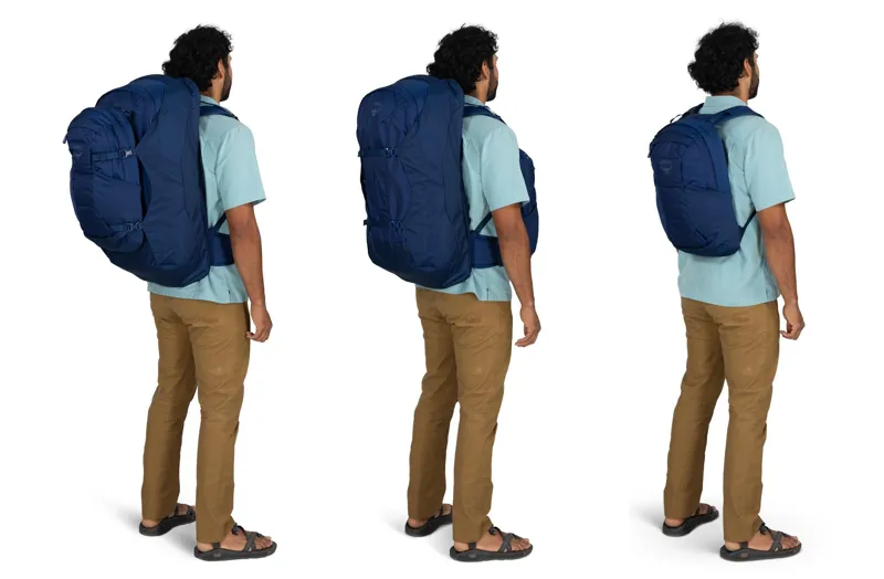 Osprey Mens Farpoint 70 Travel Pack - Black-10