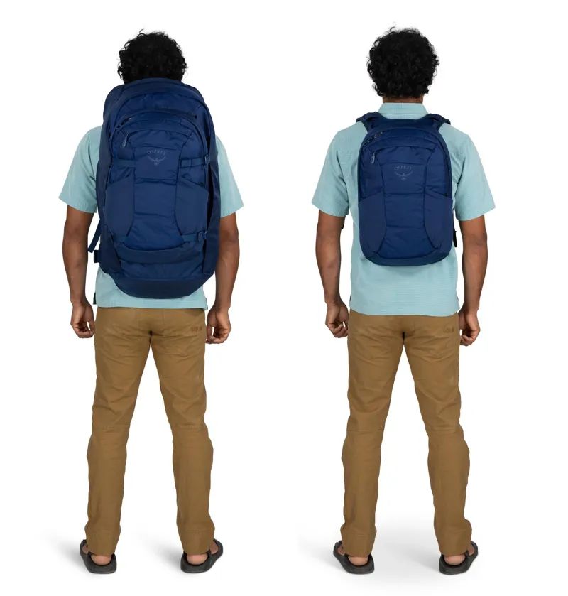 Osprey Mens Farpoint 70 Travel Pack - Cascade Blue-Torrent Blue-11