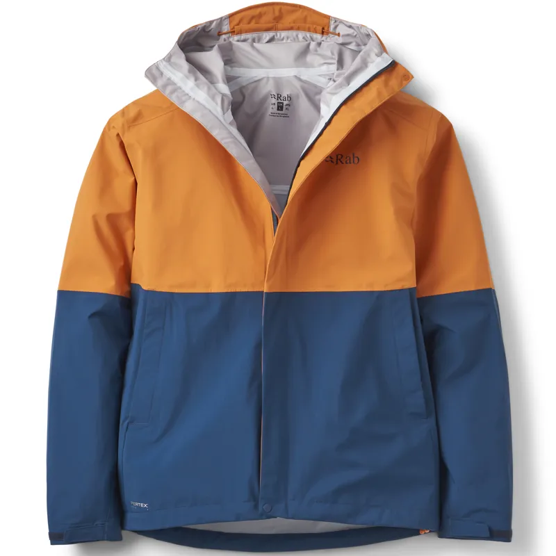 Rab Mens Firewall Jacket - Dark Melba-Tempest Blue