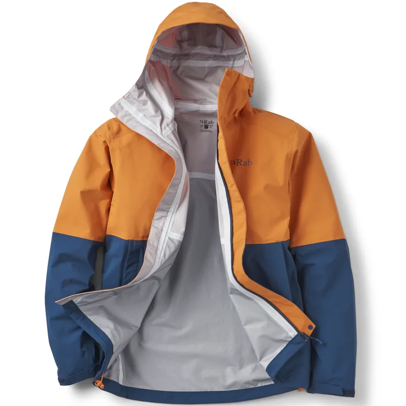 Rab Mens Firewall Jacket - Dark Melba-Tempest Blue-1