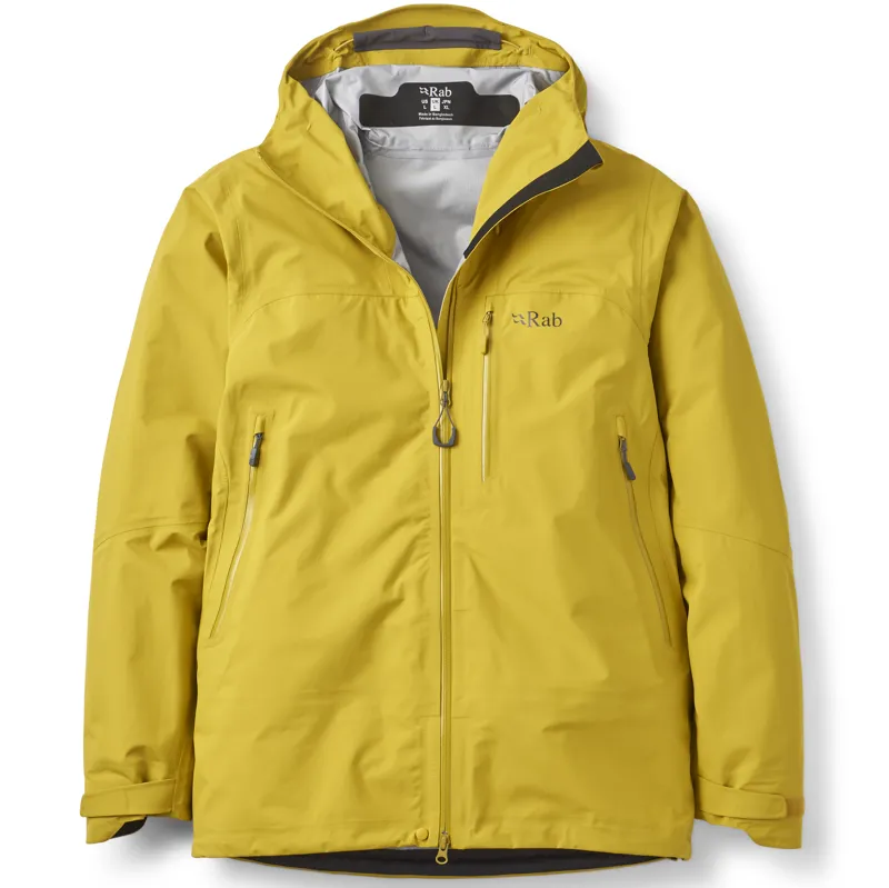Rab Mens Firewall Mountain Jacket - Dark Pollen
