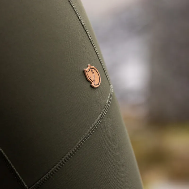 Fjallraven Womens Abisko Trekking Tights HD - Deep Forest-2