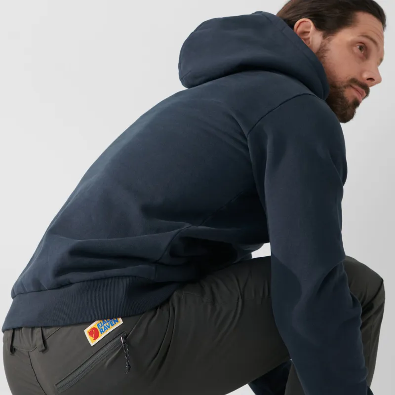 Fjallraven Mens Fjallraven Logo Hoodie - Black-5