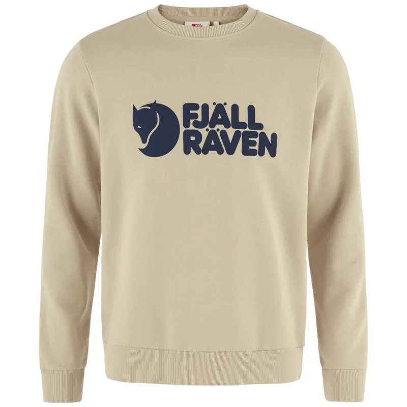Fjallraven Mens Fjallraven Logo Sweater - Fossil