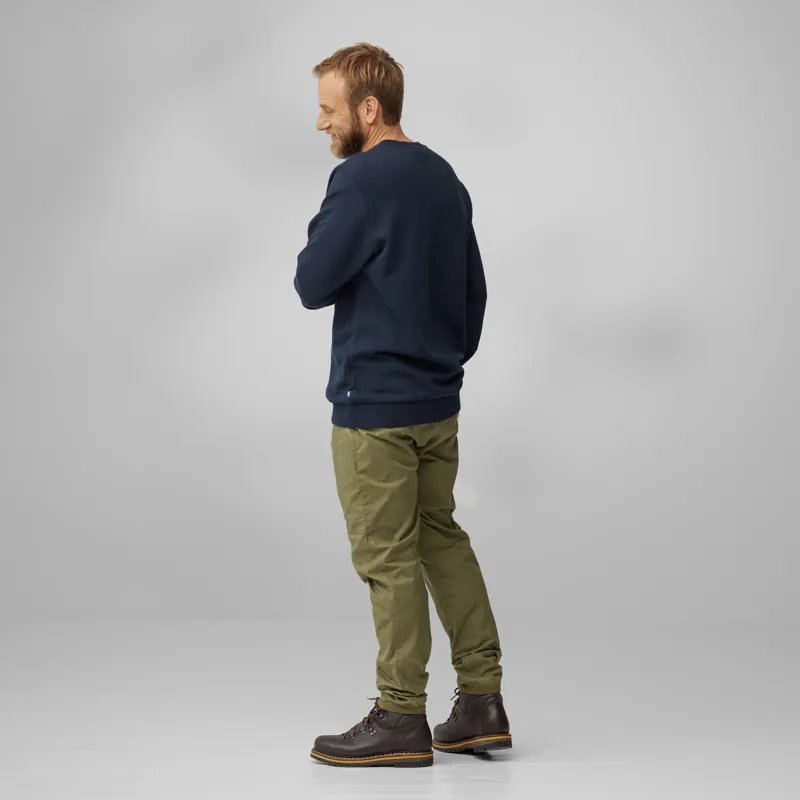Fjallraven Mens Fjallraven Logo Sweater - Fossil-3