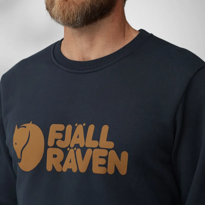 Fjallraven Mens Fjallraven Logo Sweater - Fossil-4