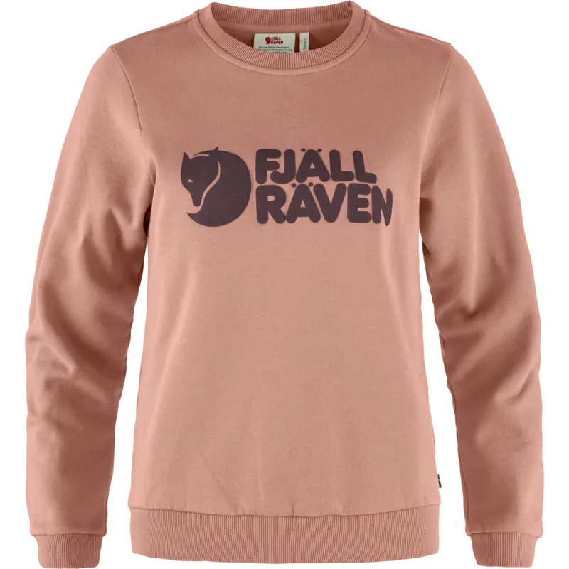 Fjallraven Womens Fjallraven Logo Sweater - Dusty Rose-Port