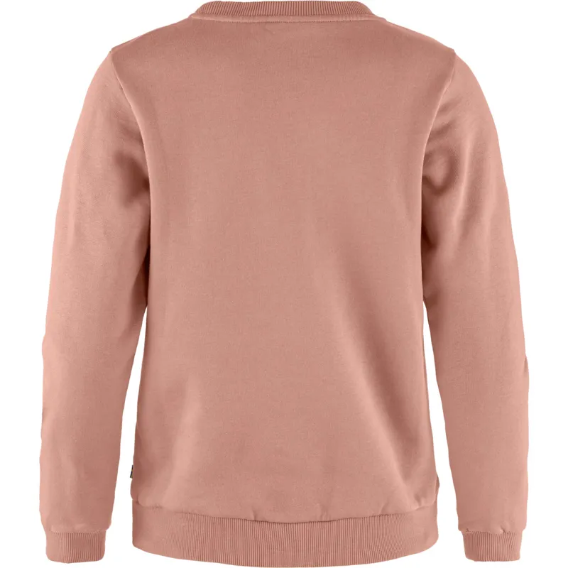 Fjallraven Womens Fjallraven Logo Sweater - Dusty Rose-Port-1