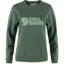 Fjallraven Womens Fjallraven Logo Sweater - Deep Patina-Misty Green