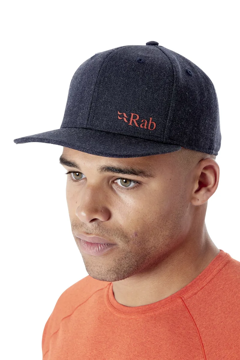 Rab Flatiron Logo Cap - Ebony Marl-1