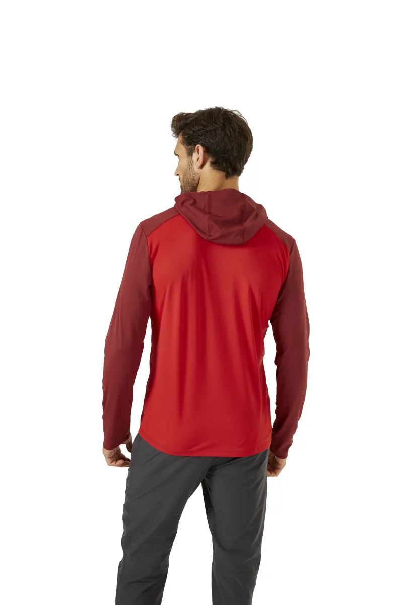 Rab Mens Force Hoody - Ascent-Oxblood Red-4