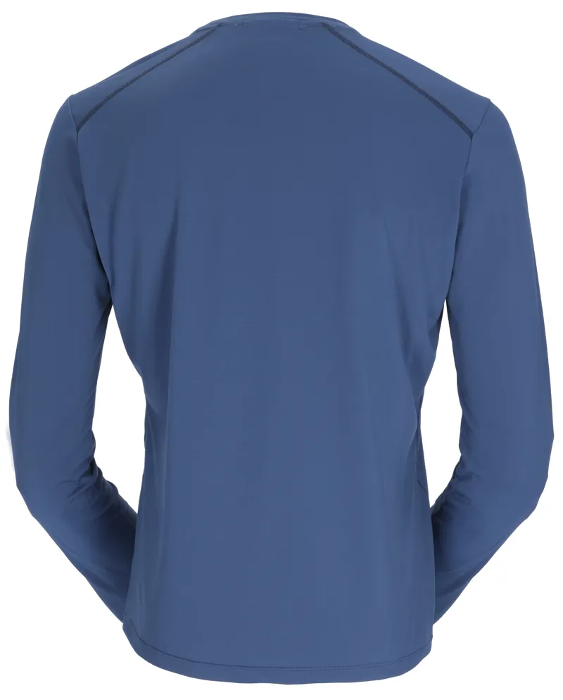 Rab Mens Force Long Sleeved Tee - Nightfall Blue-1