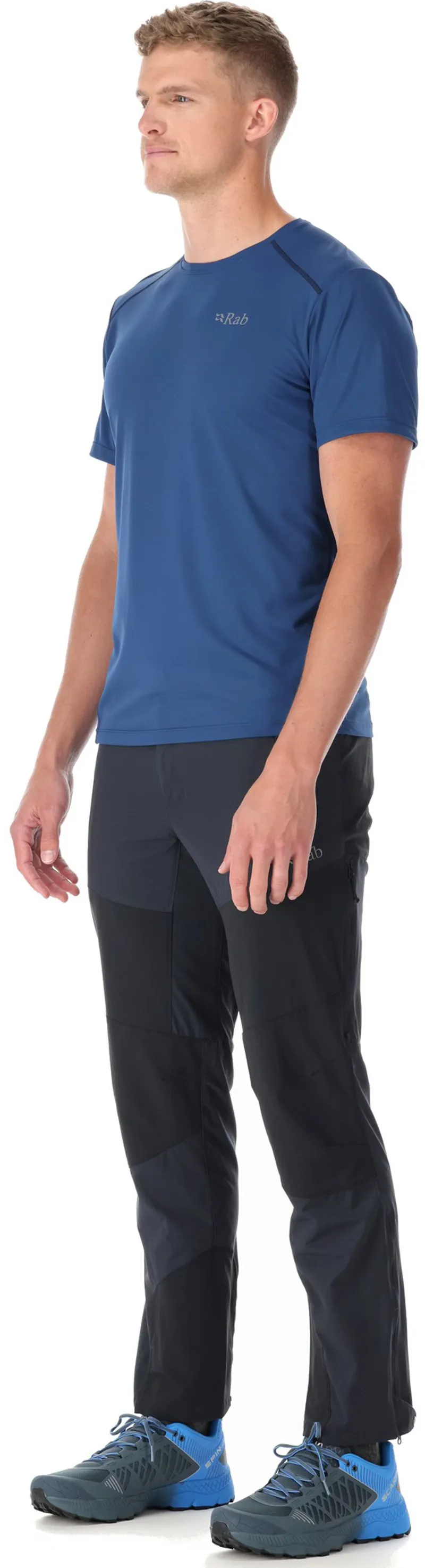 Rab Mens Force Short Sleeved Tee - Nightfall Blue-4