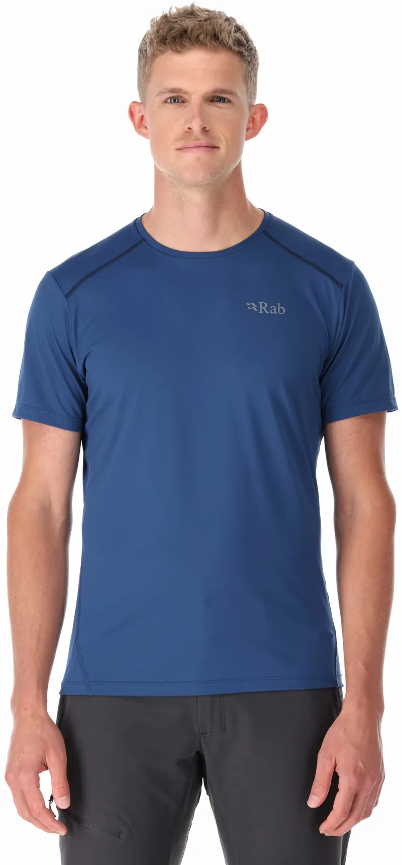 Rab Mens Force Short Sleeved Tee - Nightfall Blue-2