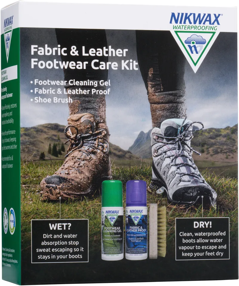 Nikwax Fabric and Leather Footwear Care Kit-2