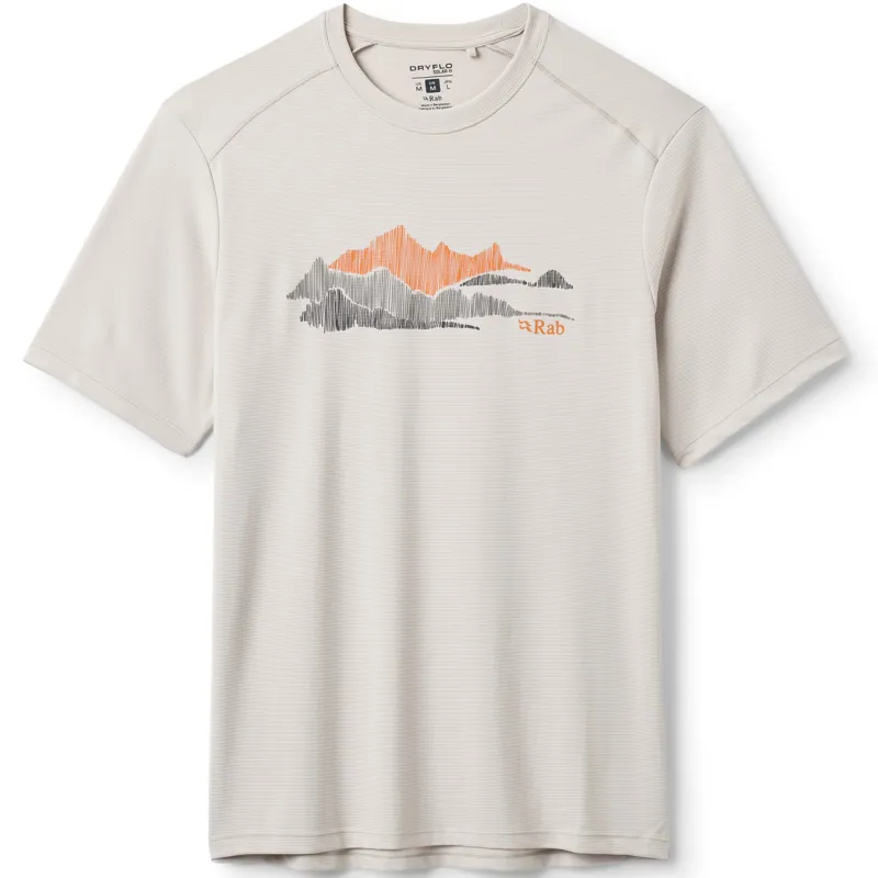 Rab Mens Force Aspect Tee - Pebble