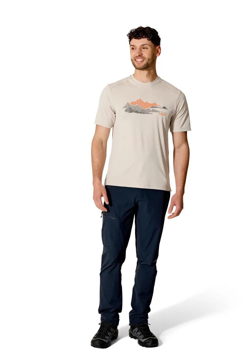 Rab Mens Force Aspect Tee - Pebble-2