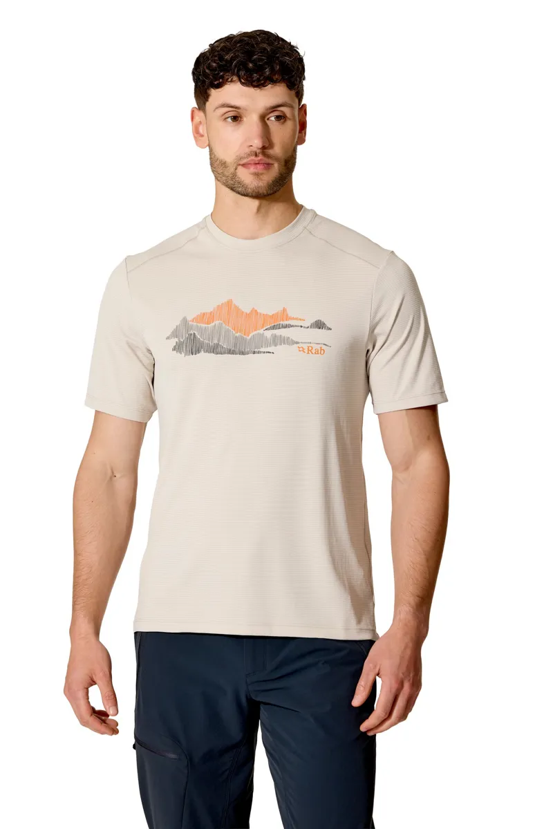 Rab Mens Force Aspect Tee - Pebble-3