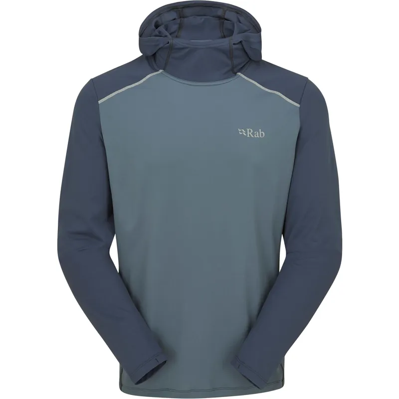 Rab Mens Force Hoody - Tempest Blue-Orion Blue
