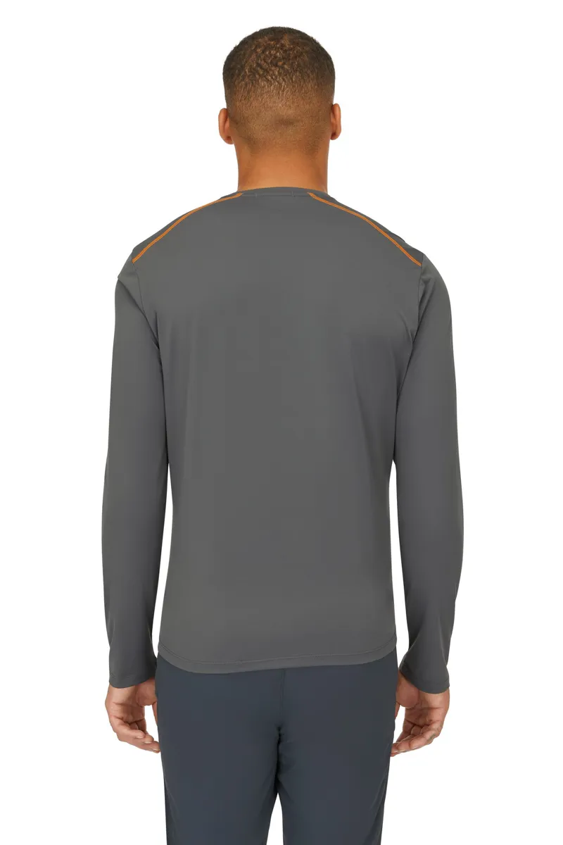 Rab Mens Force Long Sleeved Tee - Olive-Olive-3
