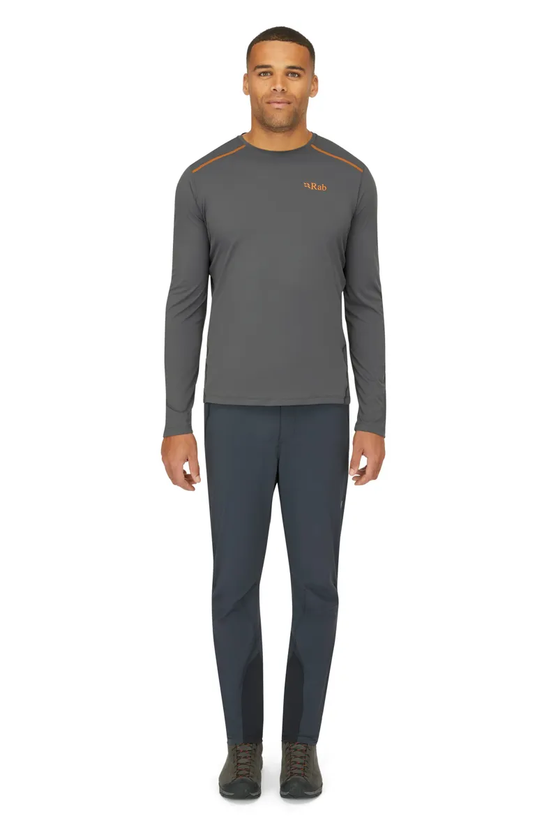 Rab Mens Force Long Sleeved Tee - Graphene-5
