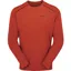 Rab Mens Force Long Sleeved Tee - Tuscan Red