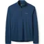 Rab Mens Force Long Sleeved Zip-Tee - Tempest Blue