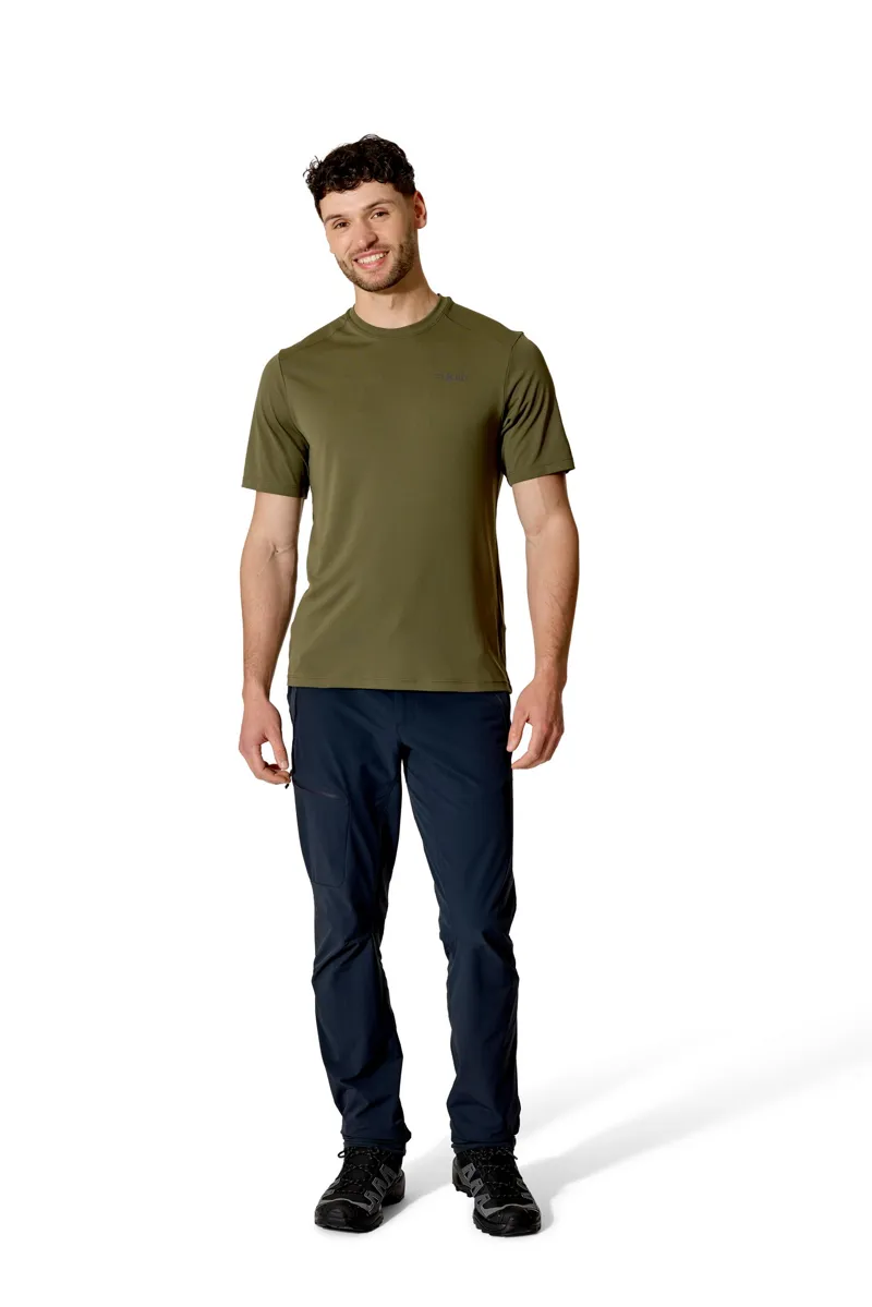 Rab Mens Force Stamp Tee - Olive-3