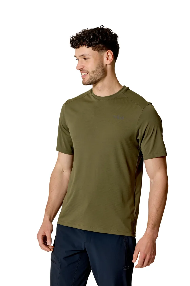 Rab Mens Force Stamp Tee - Olive-4