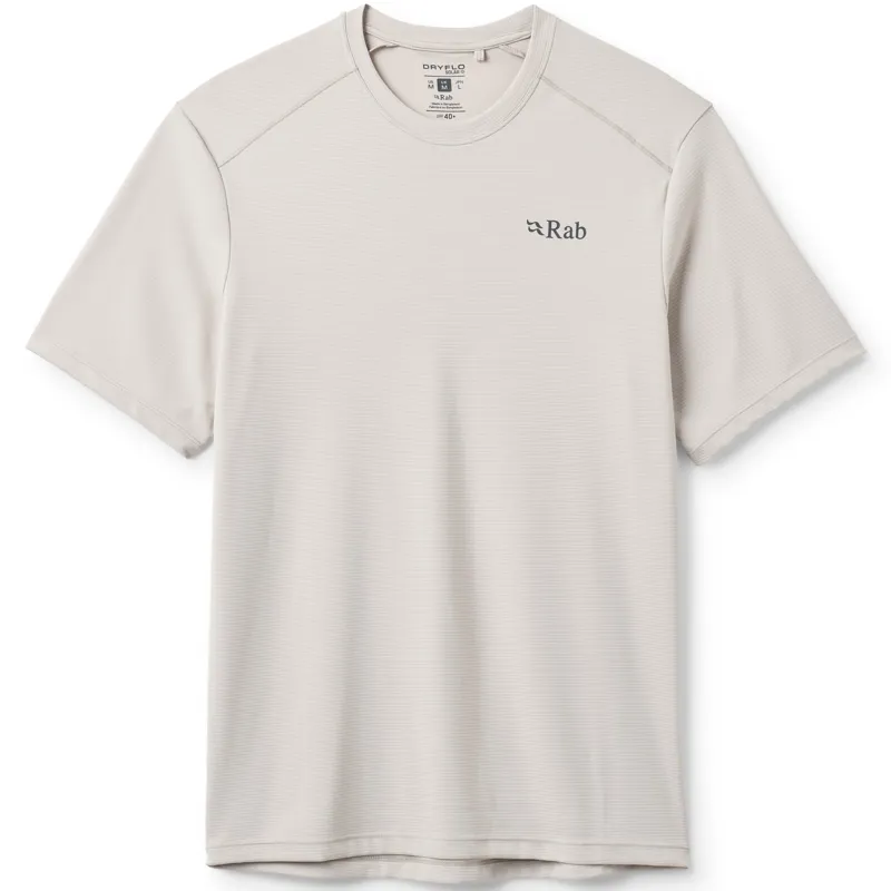 Rab Mens Force Stamp Tee - Pebble-1
