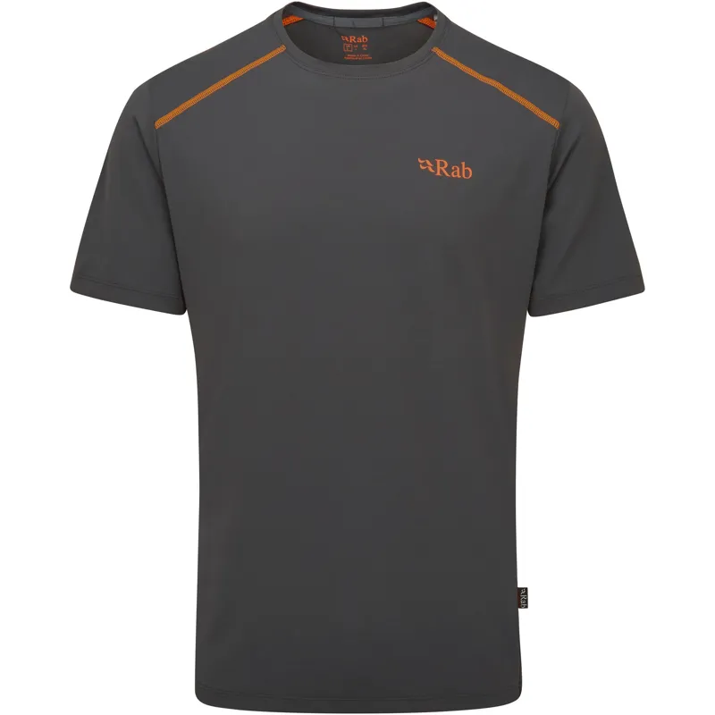 Rab Mens Force Short Sleeved Tee - Graphene