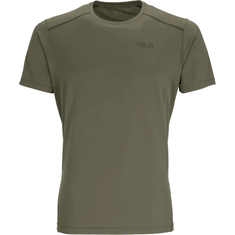 Rab Mens Force Short Sleeved Tee - Light Khaki