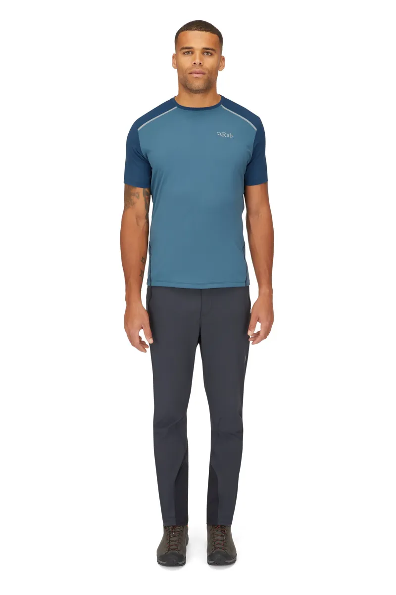 Rab Mens Force Short Sleeved Tee - Olive-Olive-4