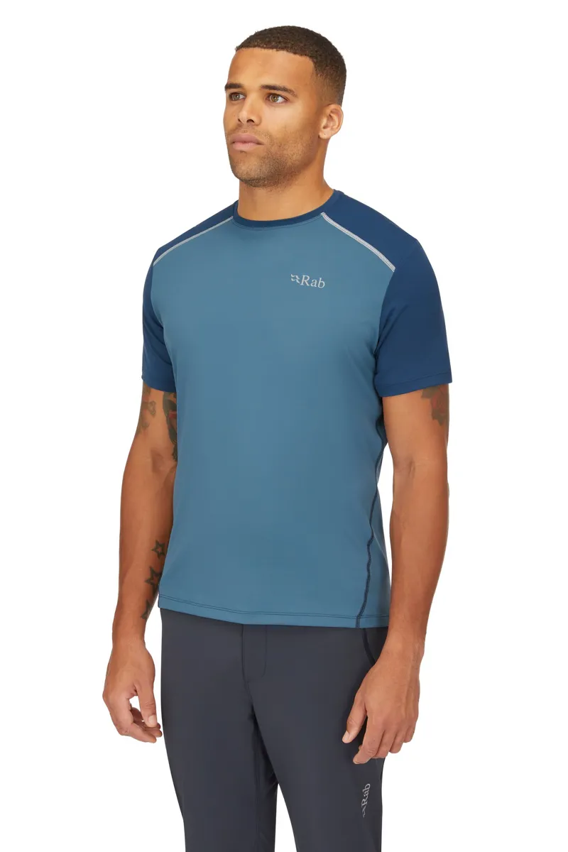 Rab Mens Force Short Sleeved Tee - Olive-Olive-2