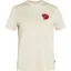 Fjallraven Womens Fox Boxy Logo Tee - Chalk White