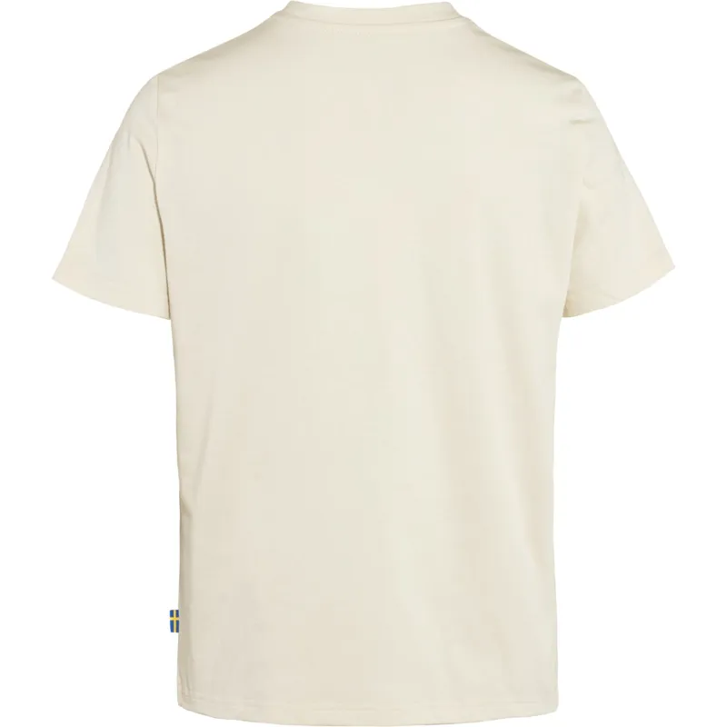 Fjallraven Womens Fox Boxy Logo Tee - Chalk White-1