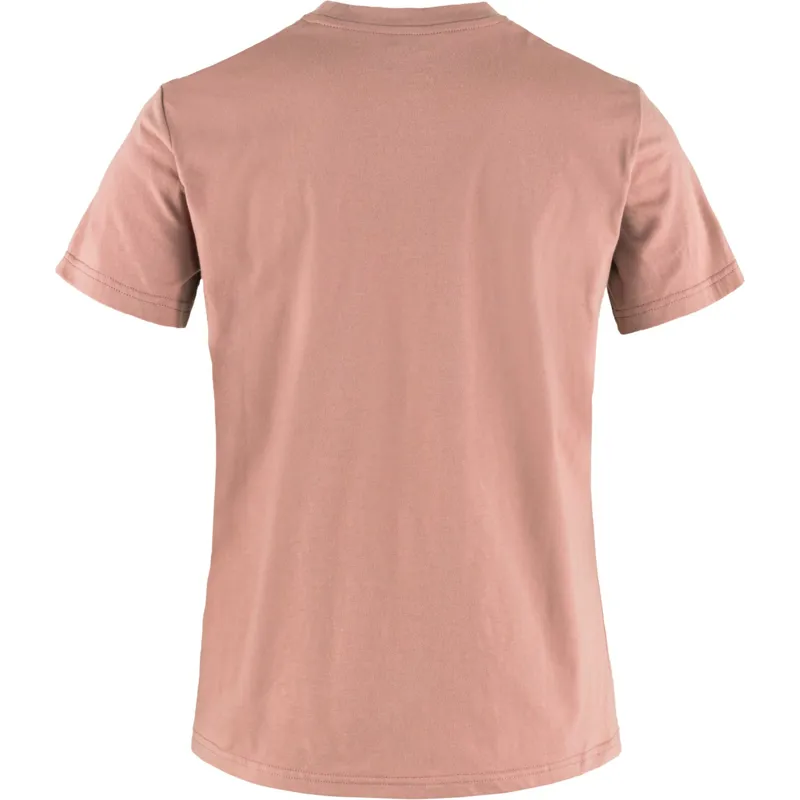 Fjallraven Womens Fox Boxy Logo Tee - Dusty Rose-1