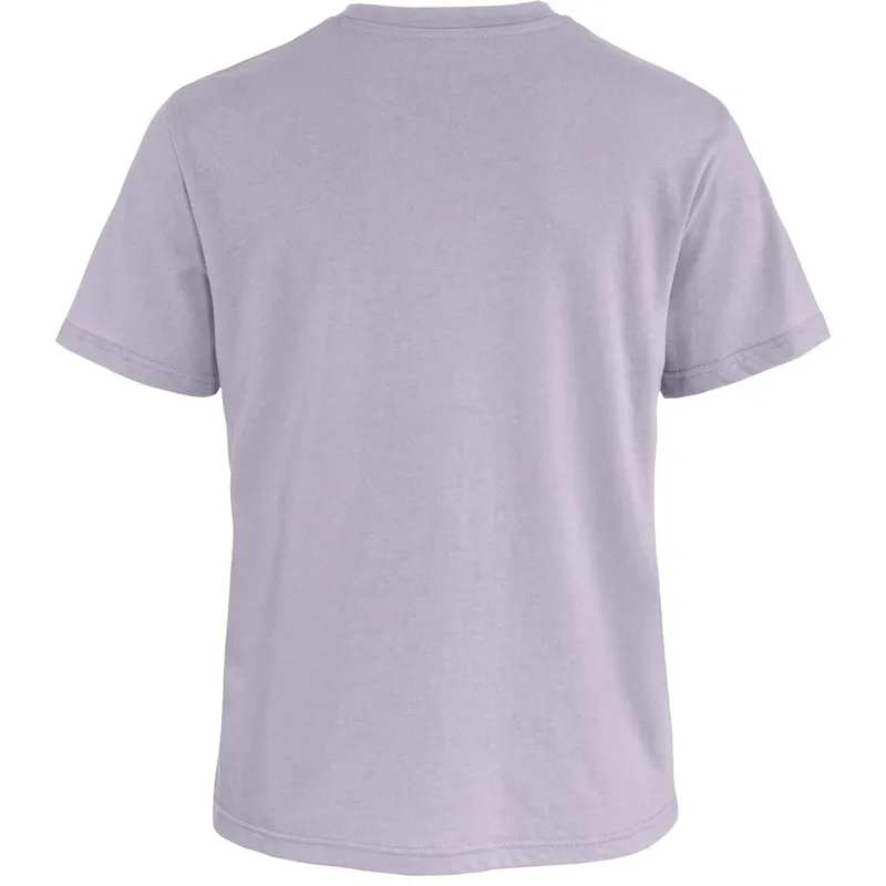 Fjallraven Womens Fox Boxy Logo Tee - Lavender Mist-1