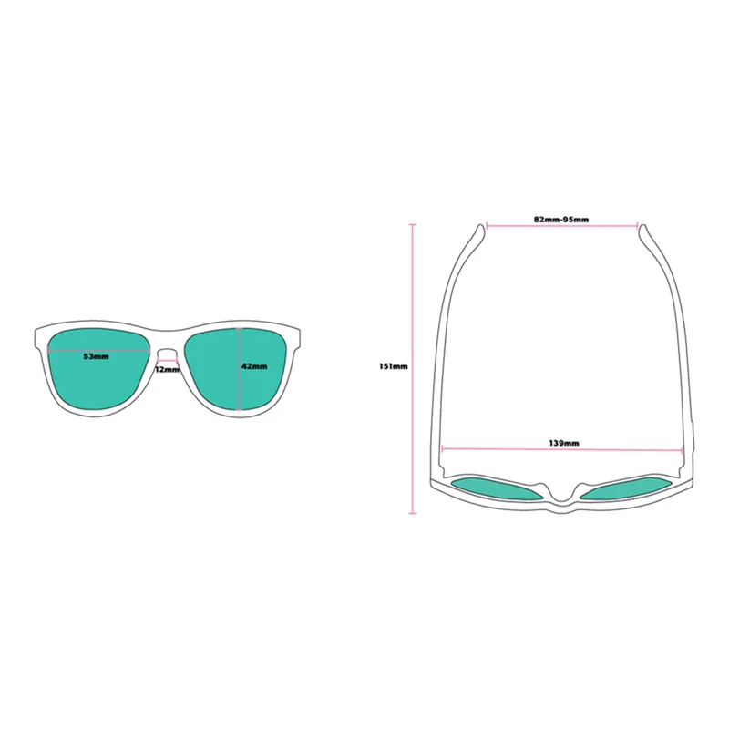 Goodr OG Sunglasses - Flamingos On a Booze Cruise-5