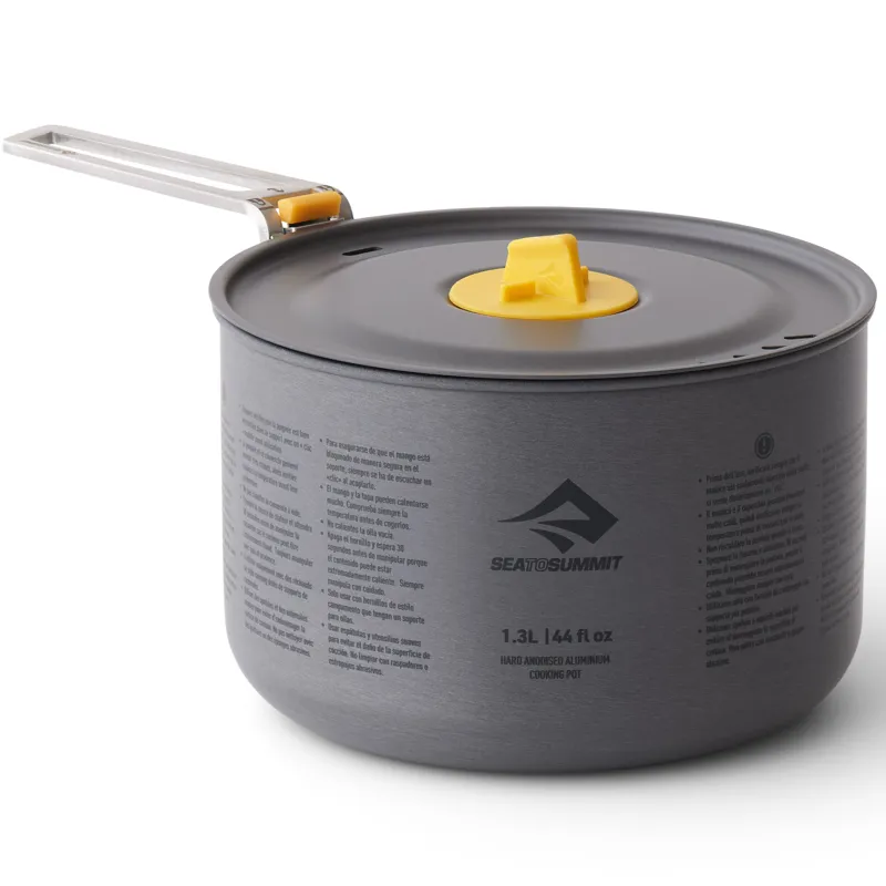 Sea To Summit Frontier UL One Pot Cook Set - 1P - 3 Piece - 1.3L Pot-2