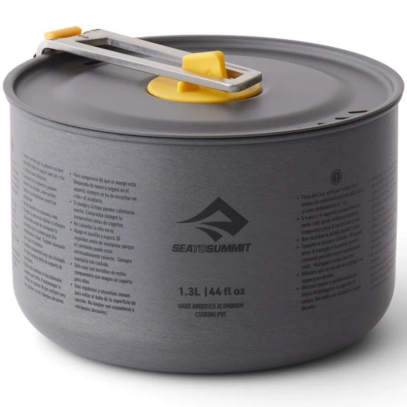 Sea To Summit Frontier UL One Pot Cook Set - 1P - 3 Piece - 1.3L Pot-1
