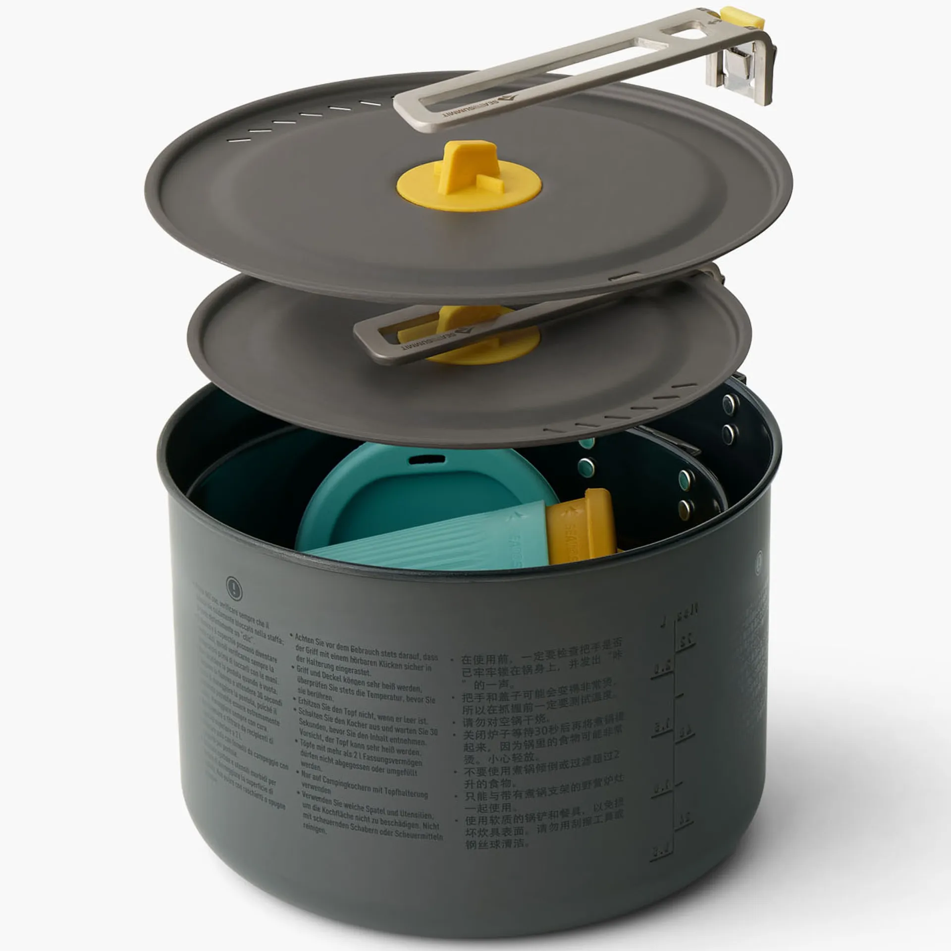 Sea To Summit Frontier UL Two Pot Cook Set - 2P - 6 Piece
