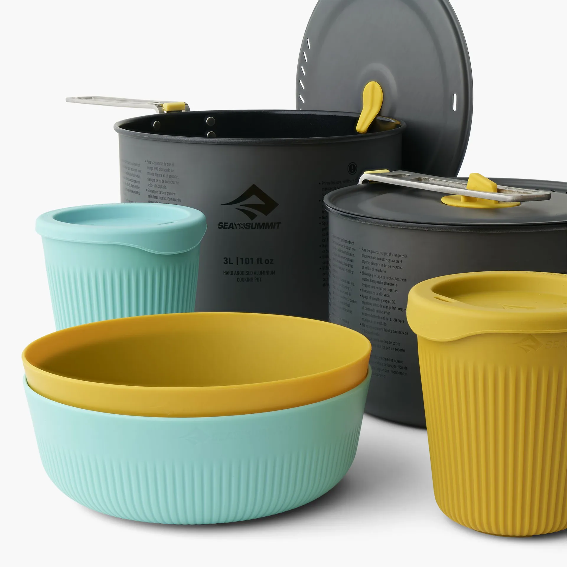 Sea To Summit Frontier UL Two Pot Cook Set - 2P - 6 Piece