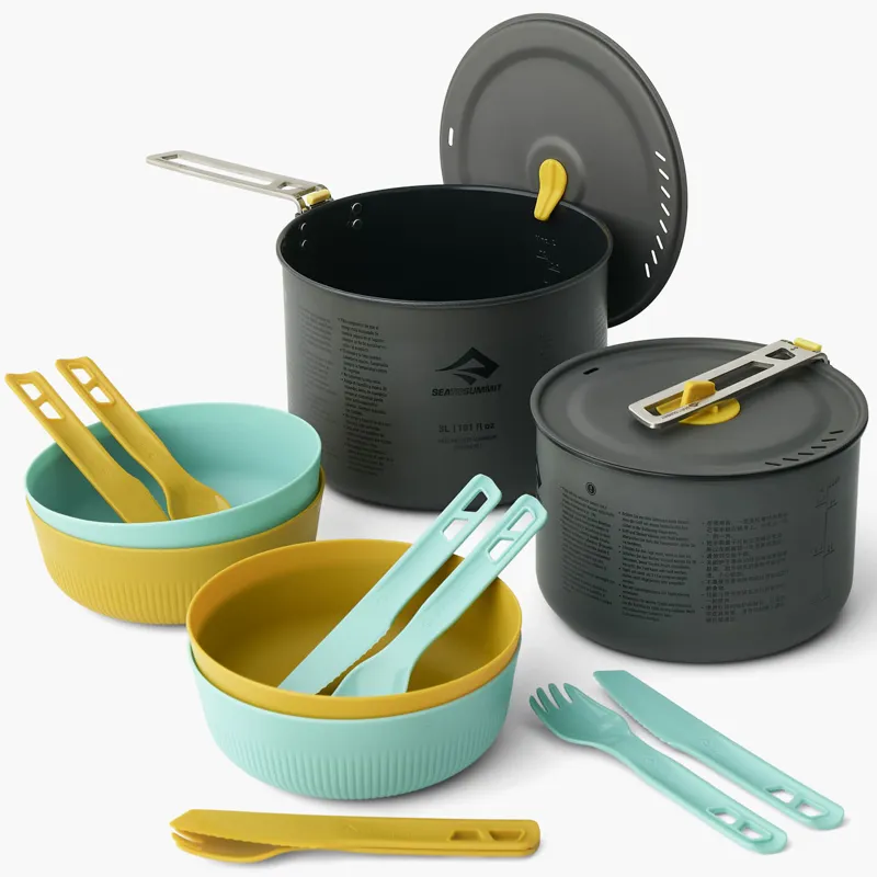 Sea To Summit Frontier UL Two Pot Cook Set - 4P - 14 Piece