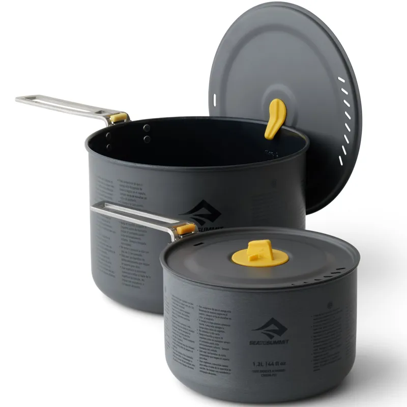 Sea To Summit Frontier UL Two Pot Set - 2 Piece - 1.3L and 3L