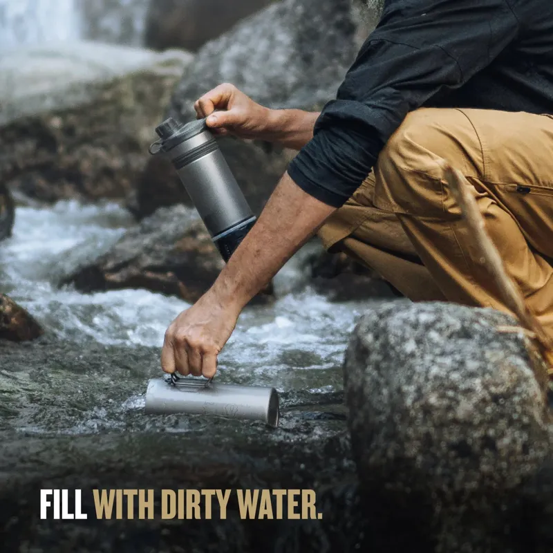 GRAYL GeoPress Ti Purifier Plus Cook Lid - Covert Black-7